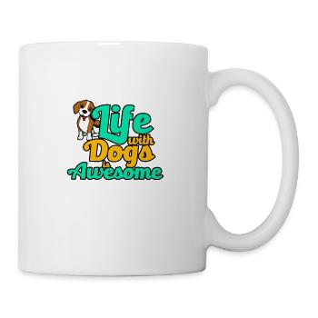 Animaux - Mug blanc - blanc - Droite