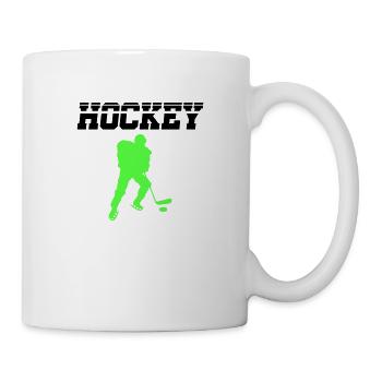 hockey - Tasse - Weiß - Rechts