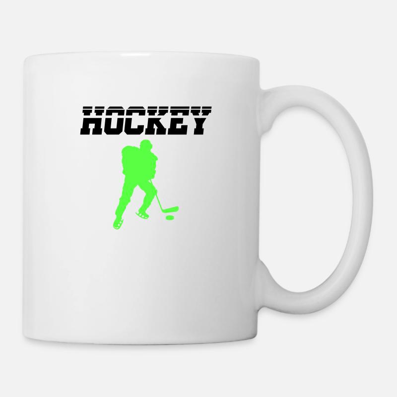 hockey - Mug blanc - blanc