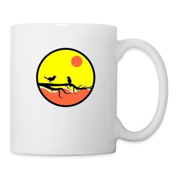 birds - Tasse - Weiß - Rechts