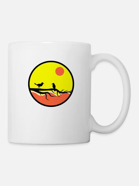 Oiseaux - Mug blanc - blanc