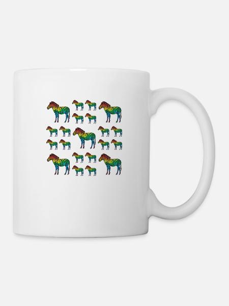 Zebras - Tasse - Weiß
