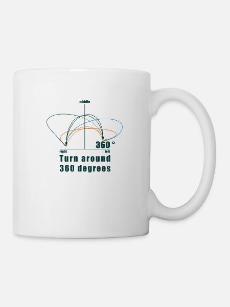360 degrees - Tasse - Weiß