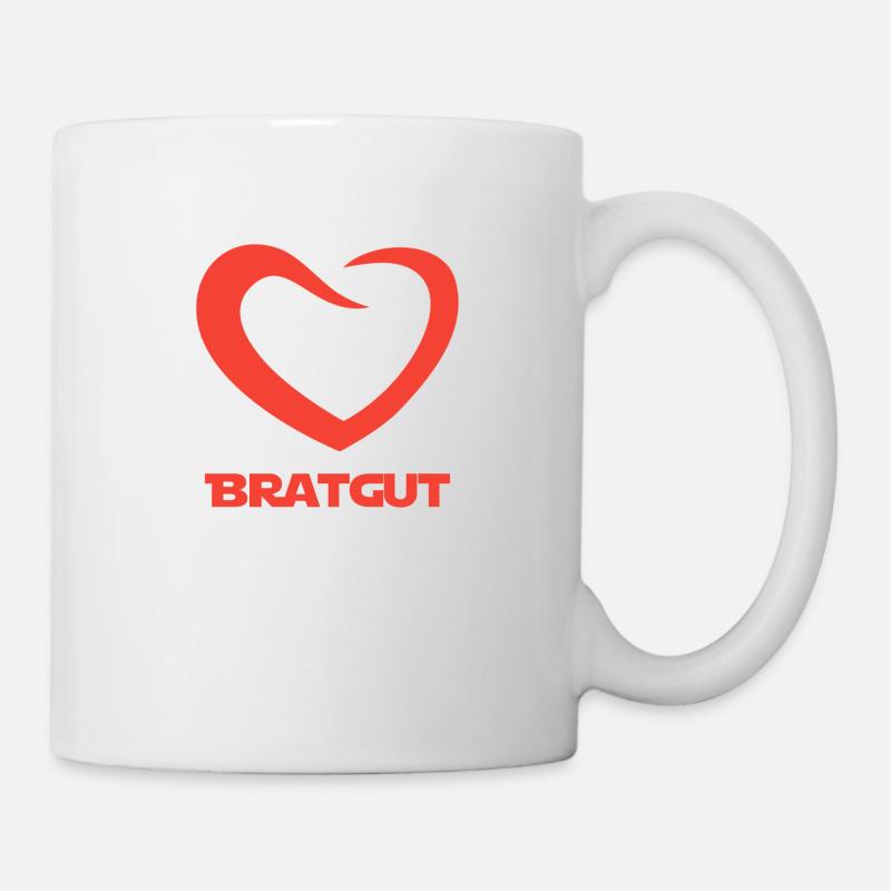 Bratgut - Tasse - Weiß