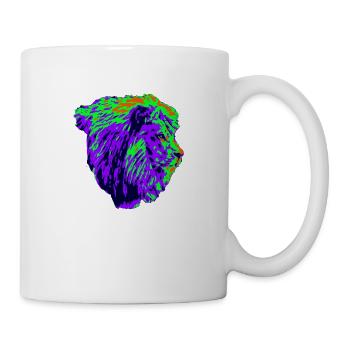 Lion - Mug blanc - blanc - Droite