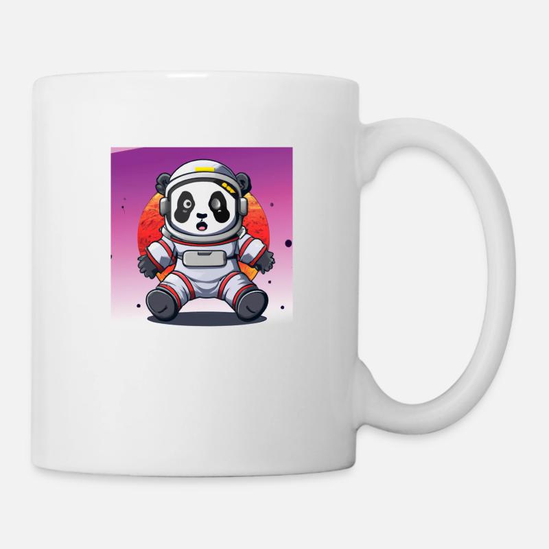 Panda Astronaut - Tasse - Weiß
