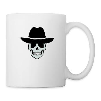 Cowboy Skull - Tasse - Weiß - Rechts