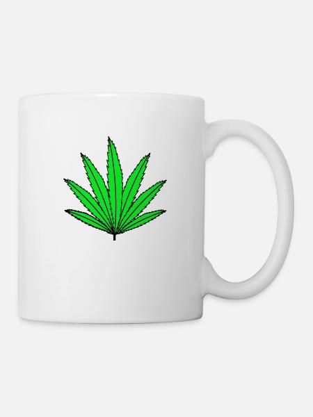 Hanf - Tasse - Weiß