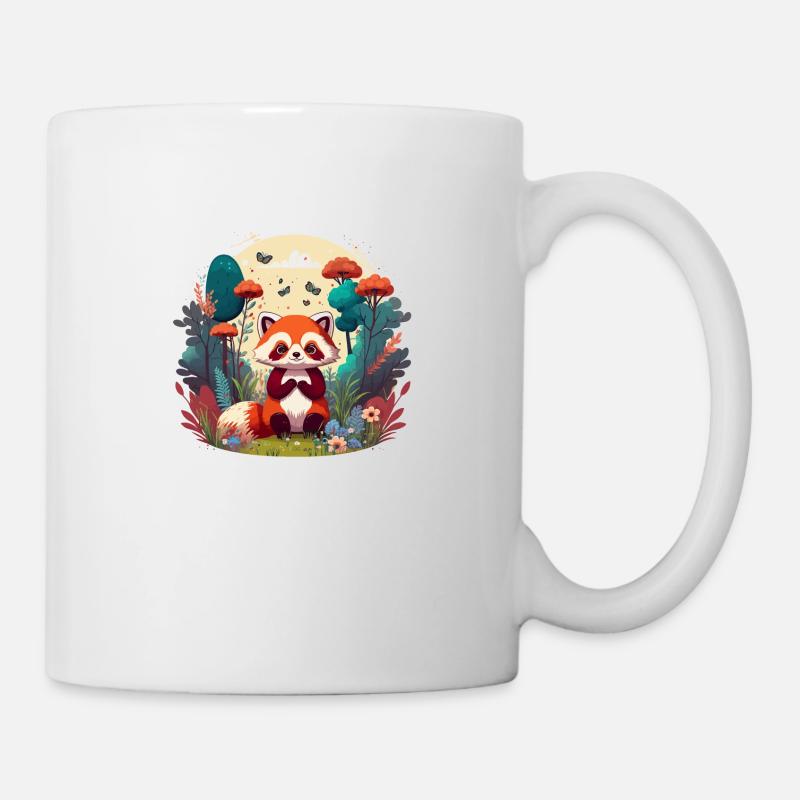 red panda - Mug - white