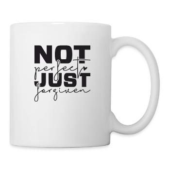 Not perfect just forgiven - Mug - white - Right