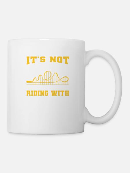 ES IST NICHT DIE FAHRT, MIT DER DU FÄHRST - Tasse - Weiß