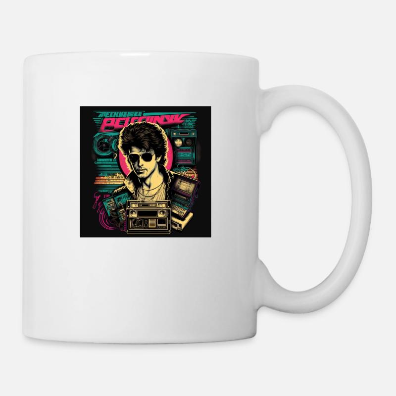 Retro 1 - Tasse - Weiß