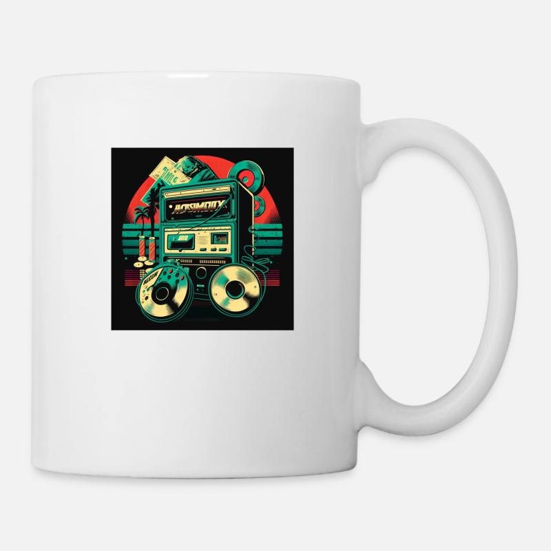 Retro 3 - Tasse - Weiß