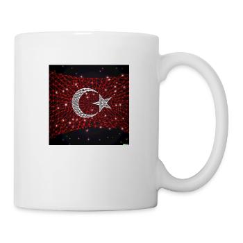 Turkish flag - Tasse - Weiß - Rechts