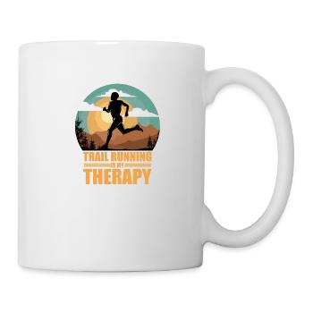 Trail Runner Running Jogging Jogger I Gift - Mug - white - Right