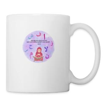 Elif Ba - Koran lernen - Tasse - Weiß - Rechts