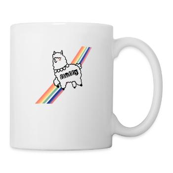 Alpaga volant - Mug blanc - blanc - Droite