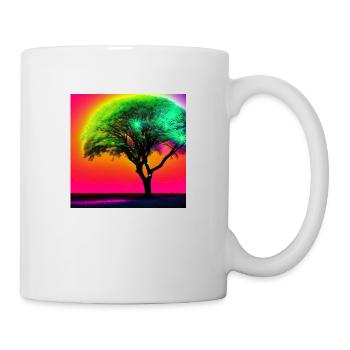 Lebensbaum - Tasse - Weiß - Rechts