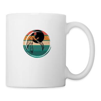 Baskische Pelota | Vintage Retro Basque Pelota - Tasse - Weiß - Rechts