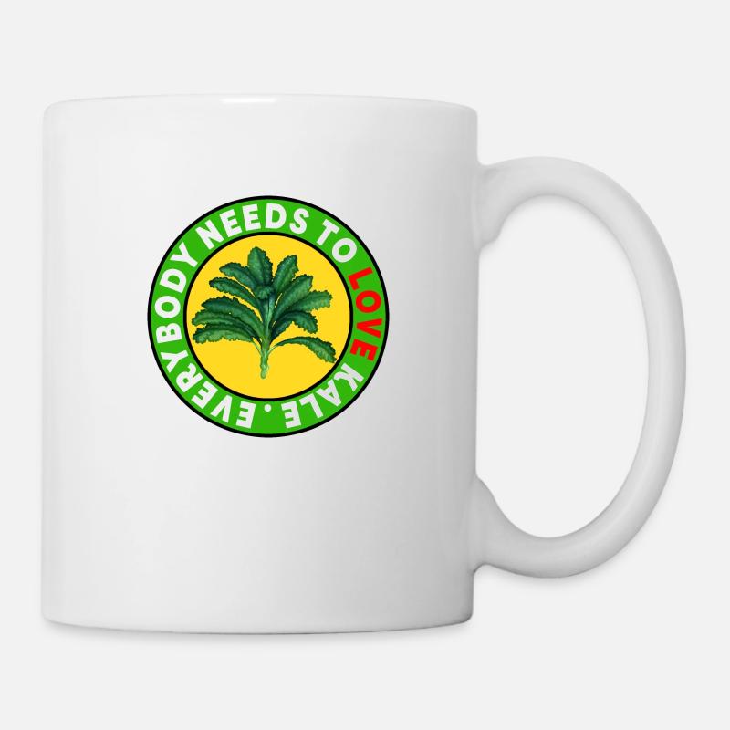 Kale- Tout le monde a besoin d’aimer - Mug blanc - blanc