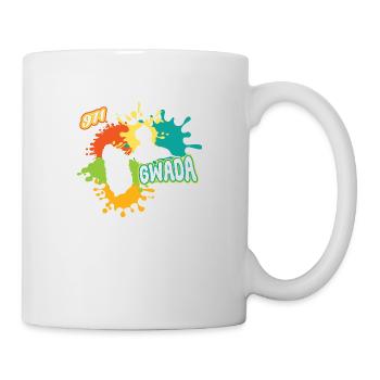 Belle idee cadeau carte de la guadeloupe 971 gwada - Mug blanc - blanc - Droite