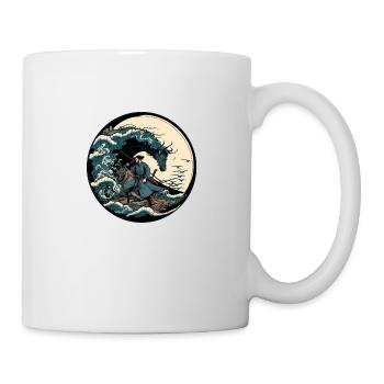 No 6 : Japanese Art Samurai Fighter Ukiyo_e Style - Mug - white - Right