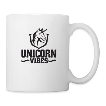 Vibrations licorne - Mug blanc - blanc - Droite