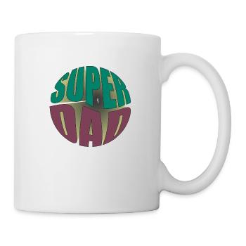 Super Dad - Tasse - Weiß - Rechts