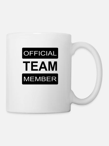 Team Mitglied - Tasse - Weiß