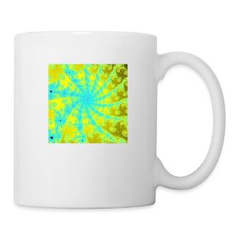 00061 JB GOLD blau - Tasse - Weiß - Rechts
