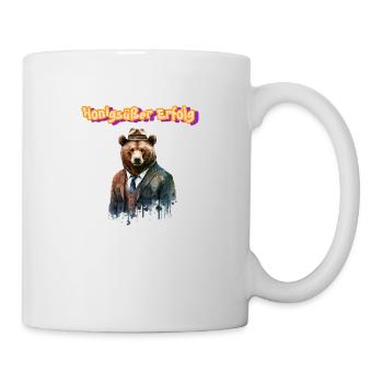 Honigsüßer Erfolg Bär - Tasse - Weiß - Rechts