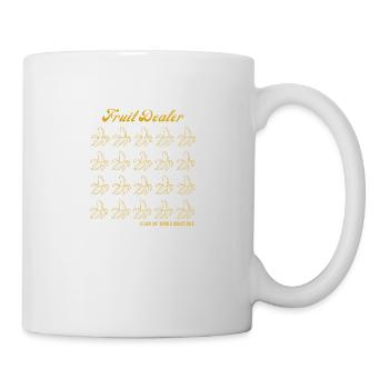 fruit dealer bananas | clan of birds boutique 01 - Tasse - Weiß - Rechts