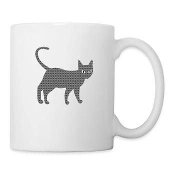 Chat structurel - Mug blanc - blanc - Droite