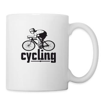 Cyclisme - Mug blanc - blanc - Droite
