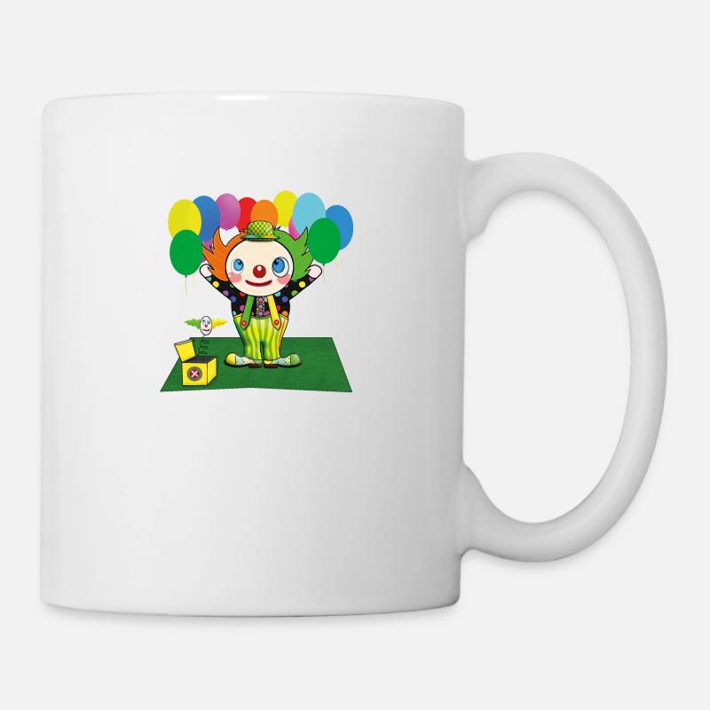 Clown - Tasse - Weiß