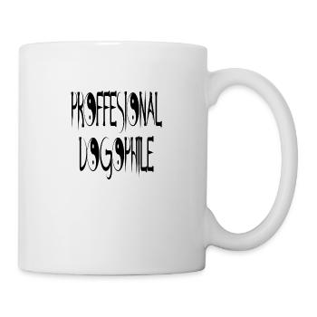 Professional dogophile - Mug - white - Right