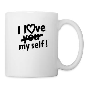 Je m’aime ! - Mug blanc - blanc - Droite