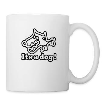 c’est un chien - Mug blanc - blanc - Droite