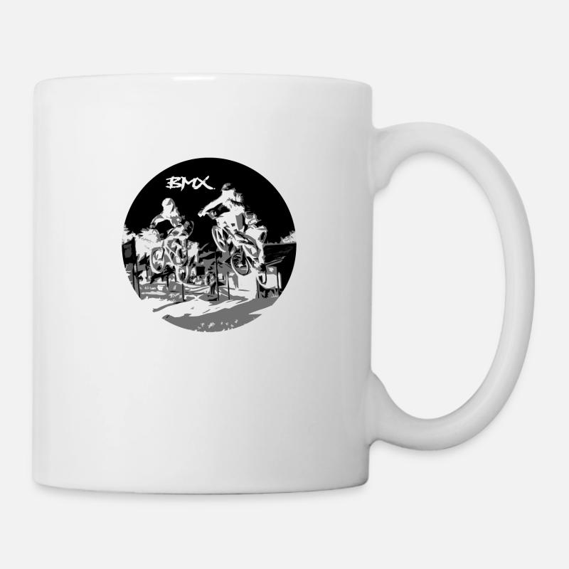 BMX - Tasse - Weiß