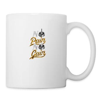 No Pain No Gain - Mug - white - Right