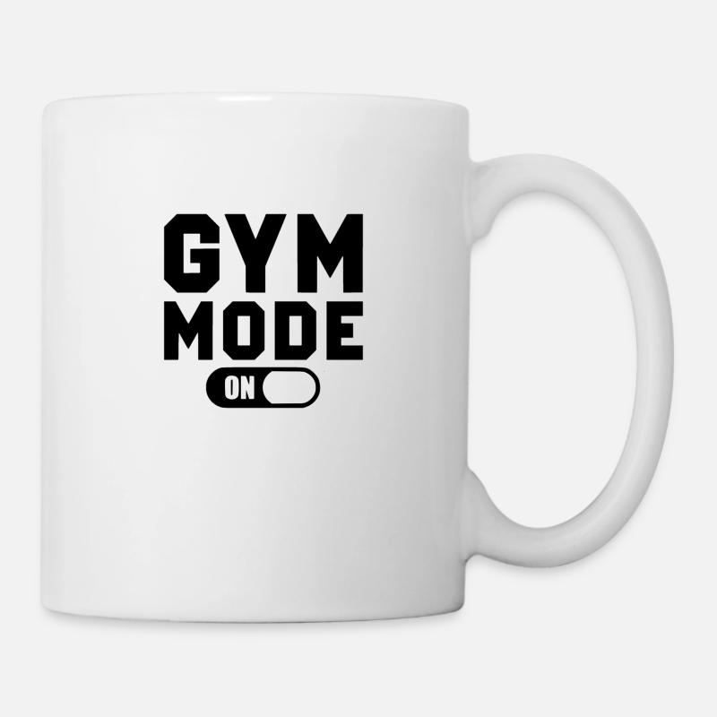 Gym Mode On - Mug - white