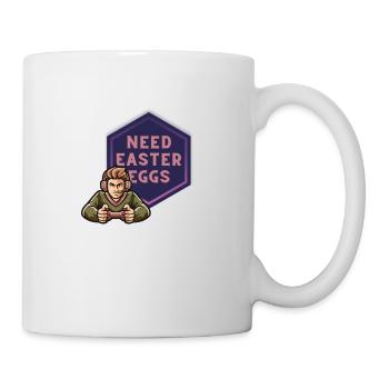Need Easter Eggs - Tasse - Weiß - Rechts