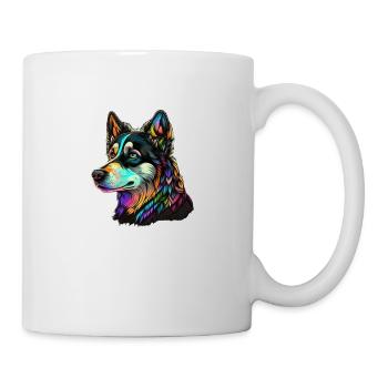 HEAD OF HUSKY - Mug - white - Right