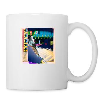 Geisha in the city - Mug - white - Right
