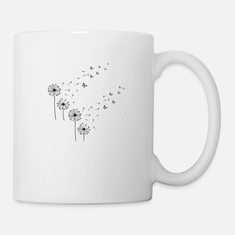 Butterfly flowers - Mug - white