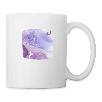 Zauberhaftes rosa Aquarell: Einhorn & Feen - Tasse - Weiß - Rechts