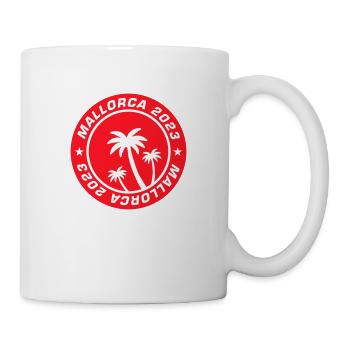 Mallorca 2023 Palme - Tasse - Weiß - Rechts