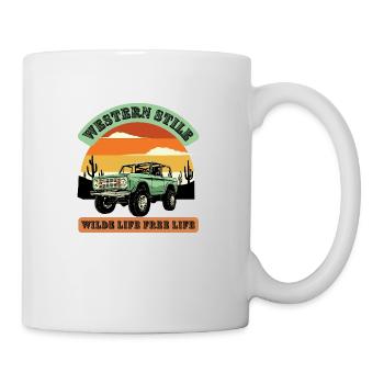 Car wild atmosphere - Mug - white - Right