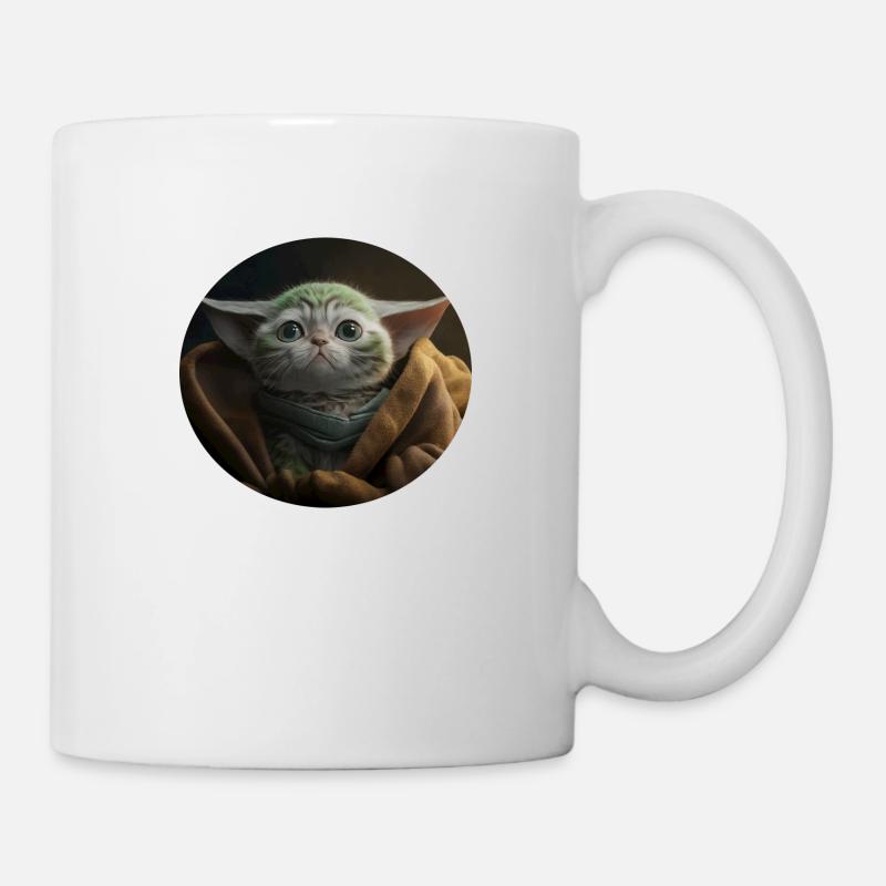 yodcat - Tasse - Weiß