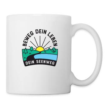 Dein SeenWeg Logo - Tasse - Weiß - Rechts